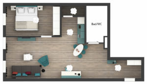 Grundriss Apartments Superior