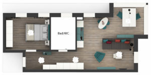 Grundriss Apartments Premium