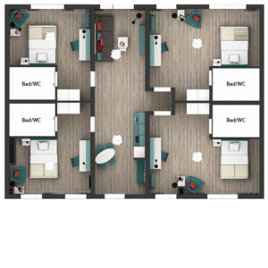 Grundriss Apartments Economy